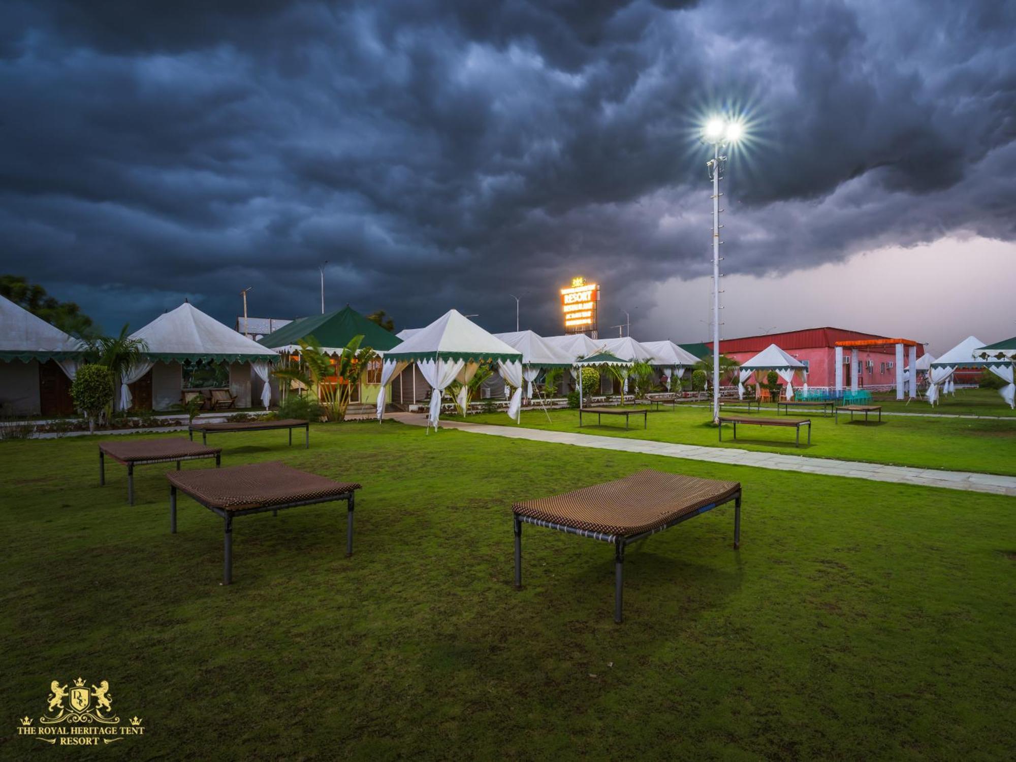 The Royal Heritage Tent Resort- Statue Of Unity Kevadia Eksteriør bilde