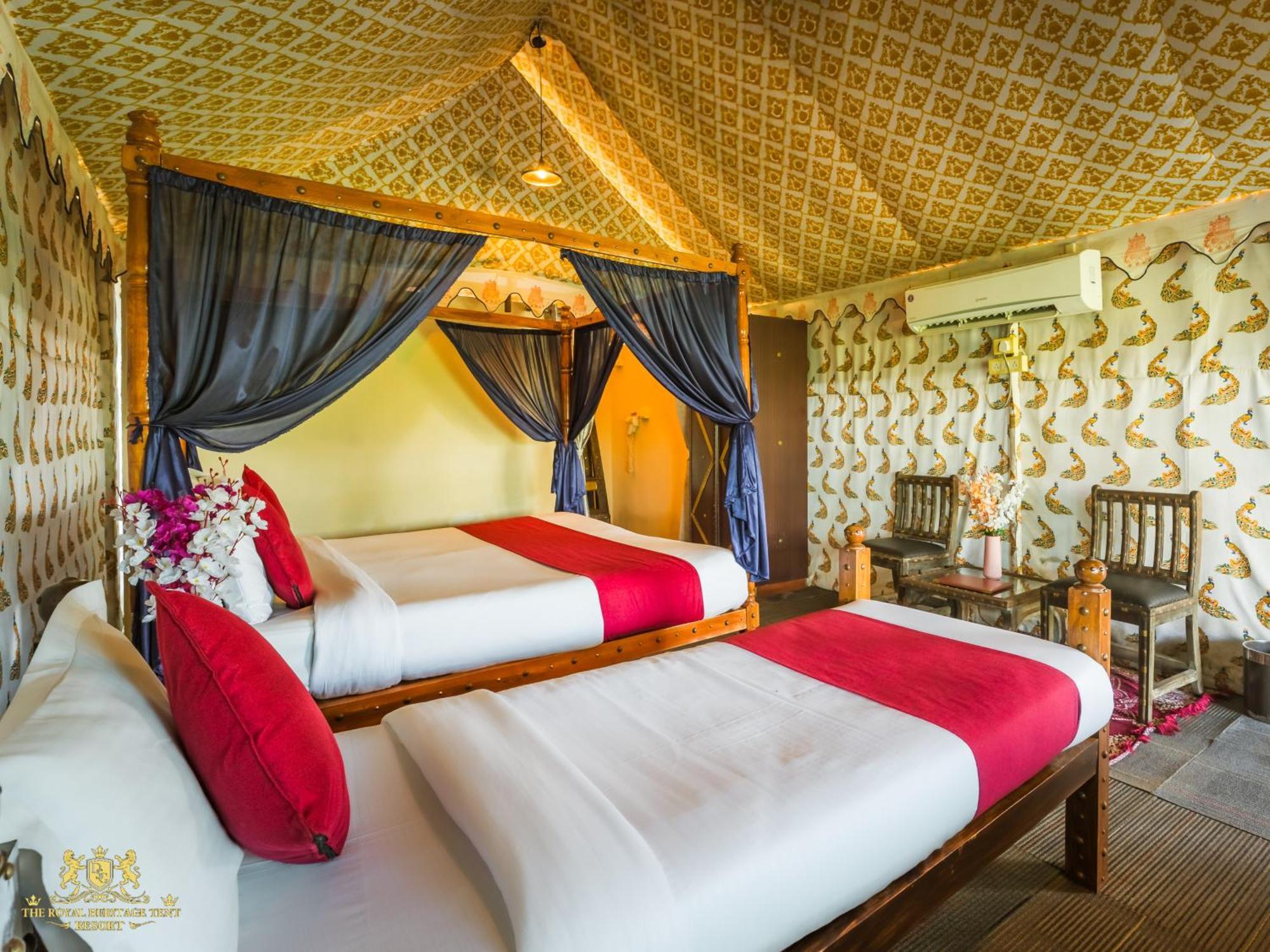 The Royal Heritage Tent Resort- Statue Of Unity Kevadia Eksteriør bilde