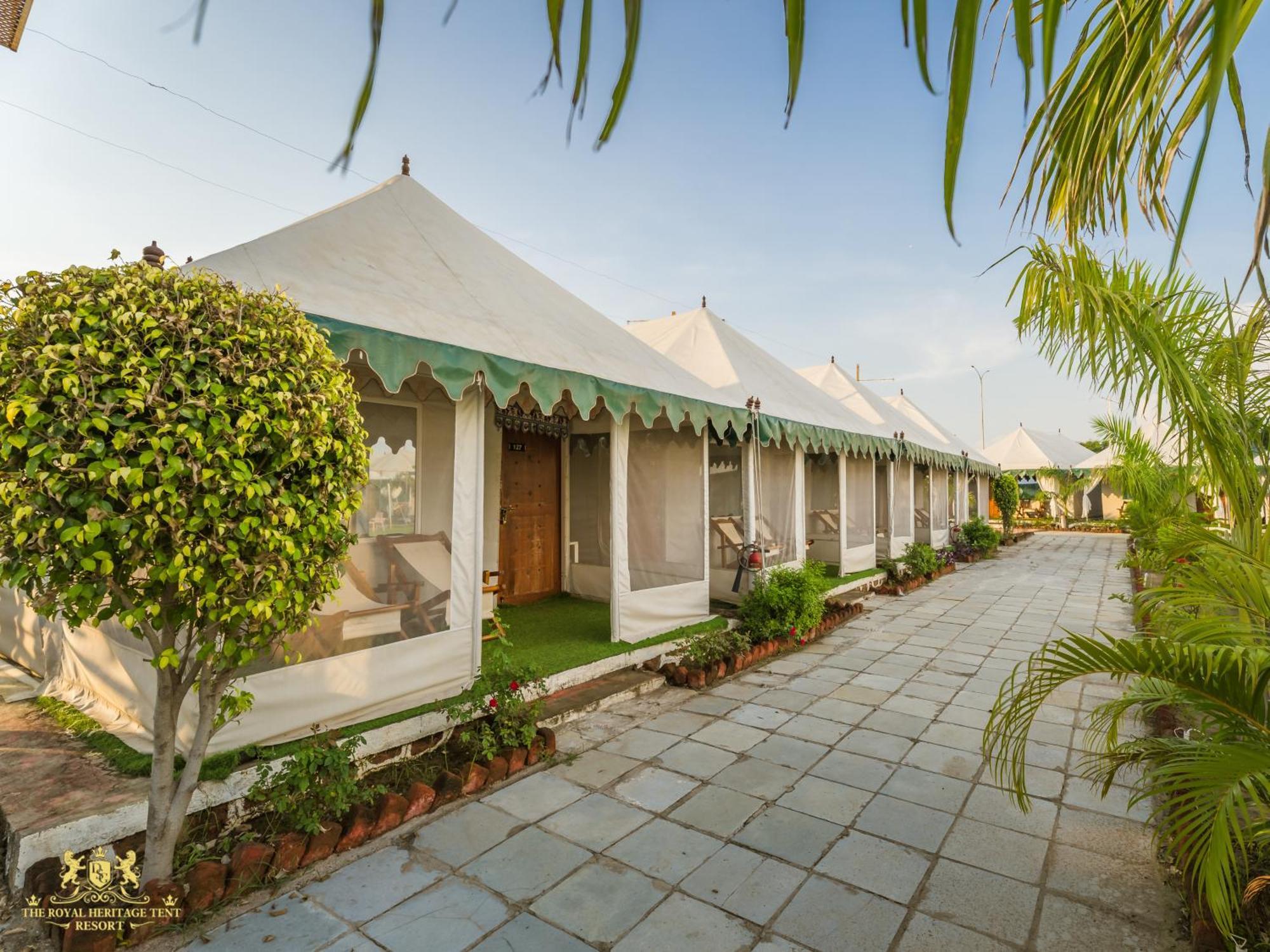 The Royal Heritage Tent Resort- Statue Of Unity Kevadia Eksteriør bilde