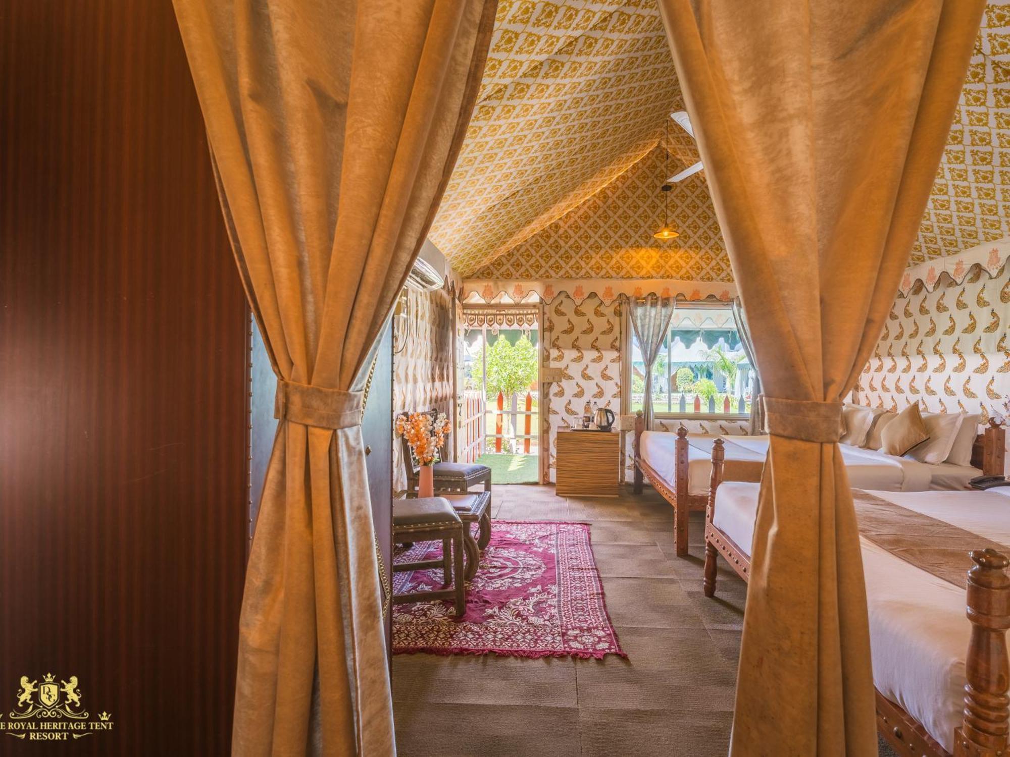 The Royal Heritage Tent Resort- Statue Of Unity Kevadia Eksteriør bilde
