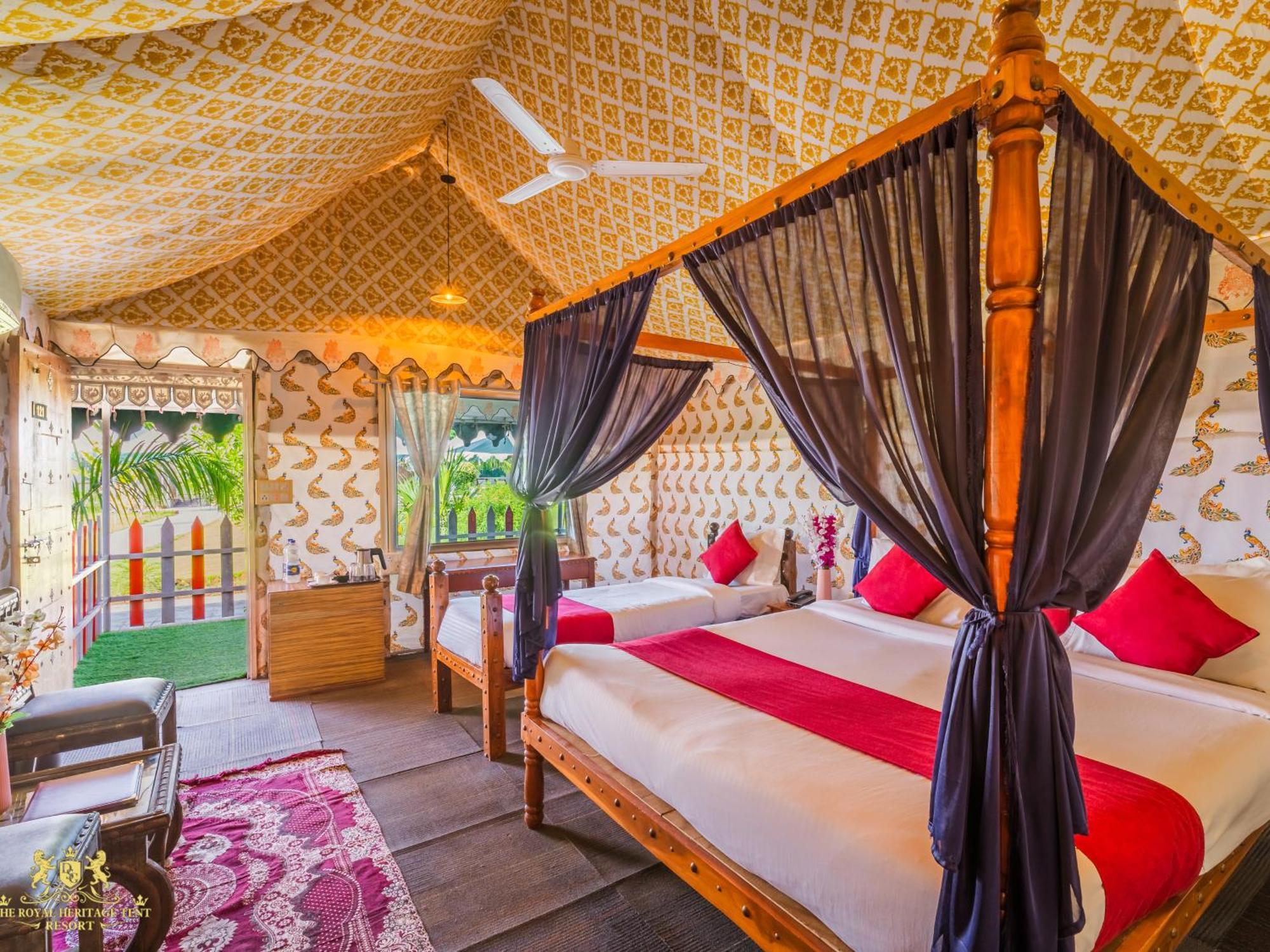The Royal Heritage Tent Resort- Statue Of Unity Kevadia Eksteriør bilde