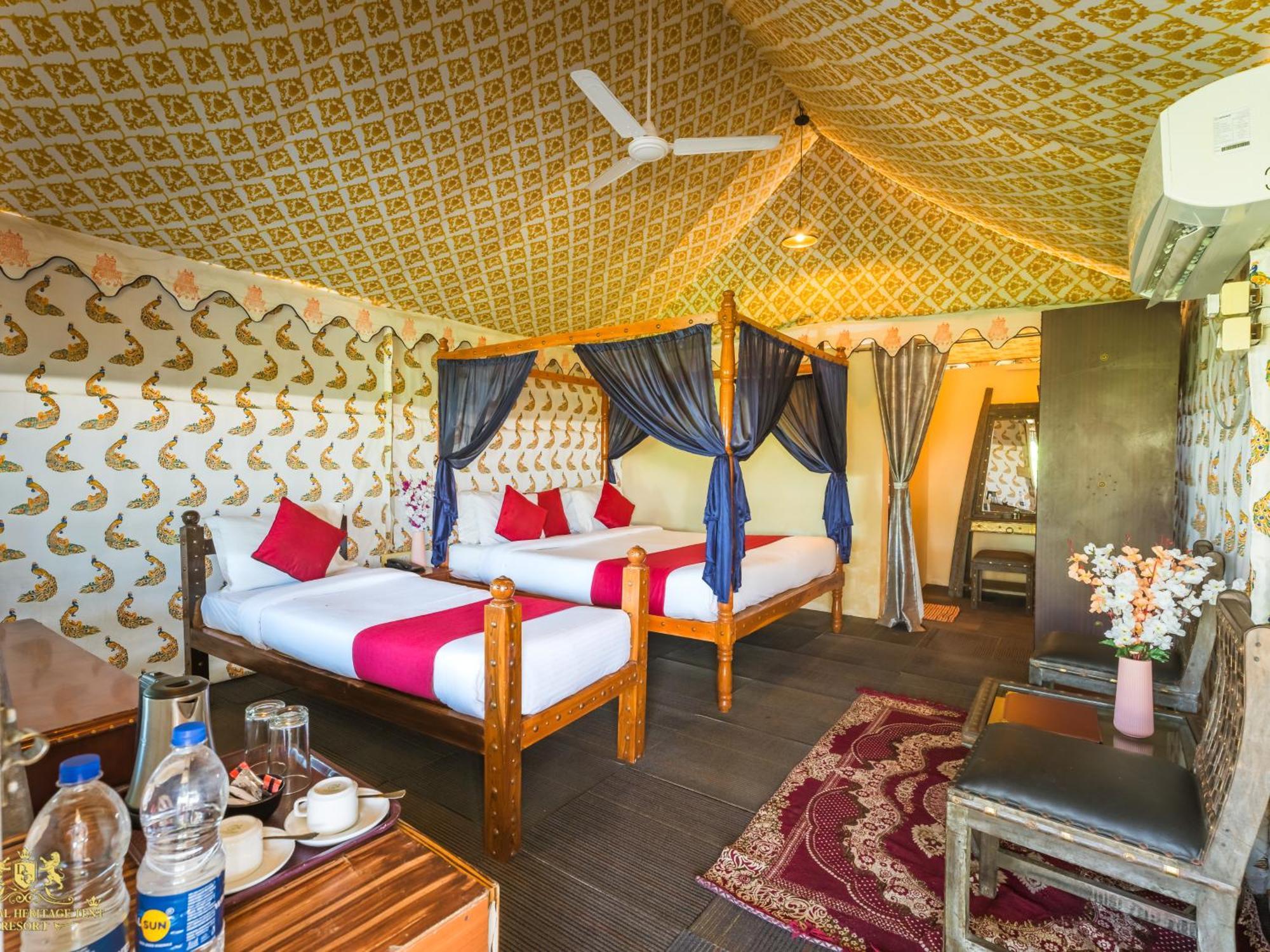 The Royal Heritage Tent Resort- Statue Of Unity Kevadia Rom bilde