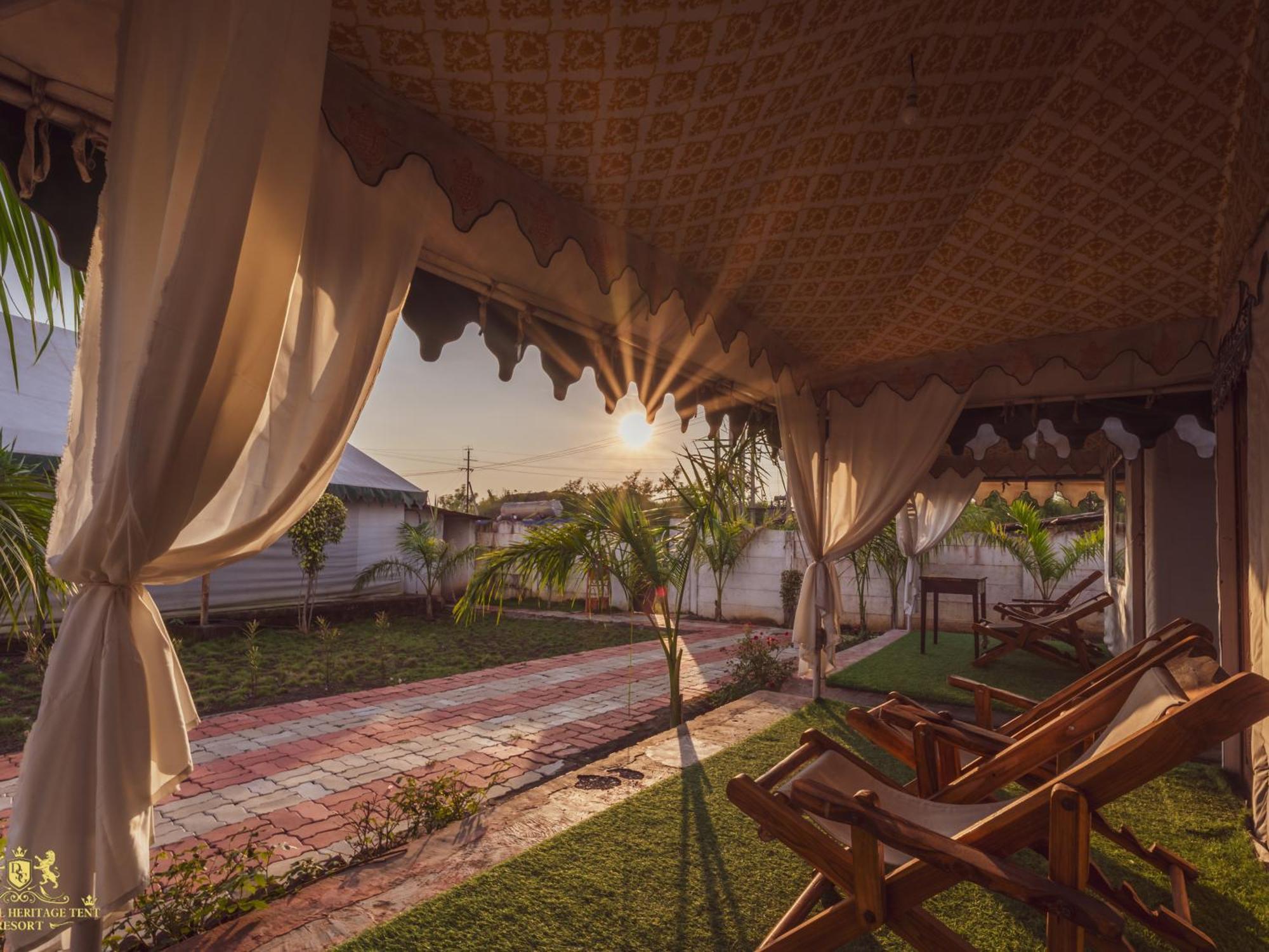 The Royal Heritage Tent Resort- Statue Of Unity Kevadia Eksteriør bilde