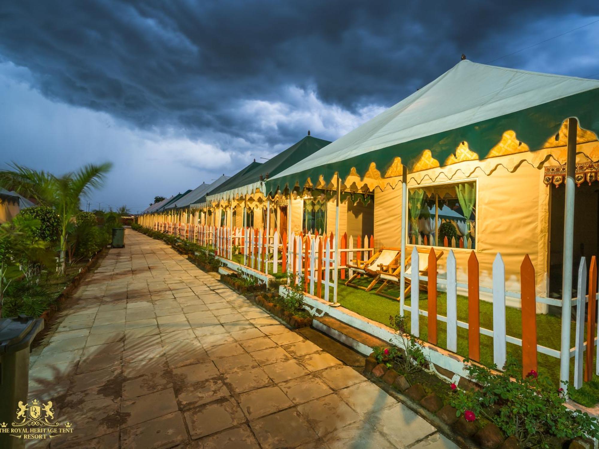 The Royal Heritage Tent Resort- Statue Of Unity Kevadia Eksteriør bilde
