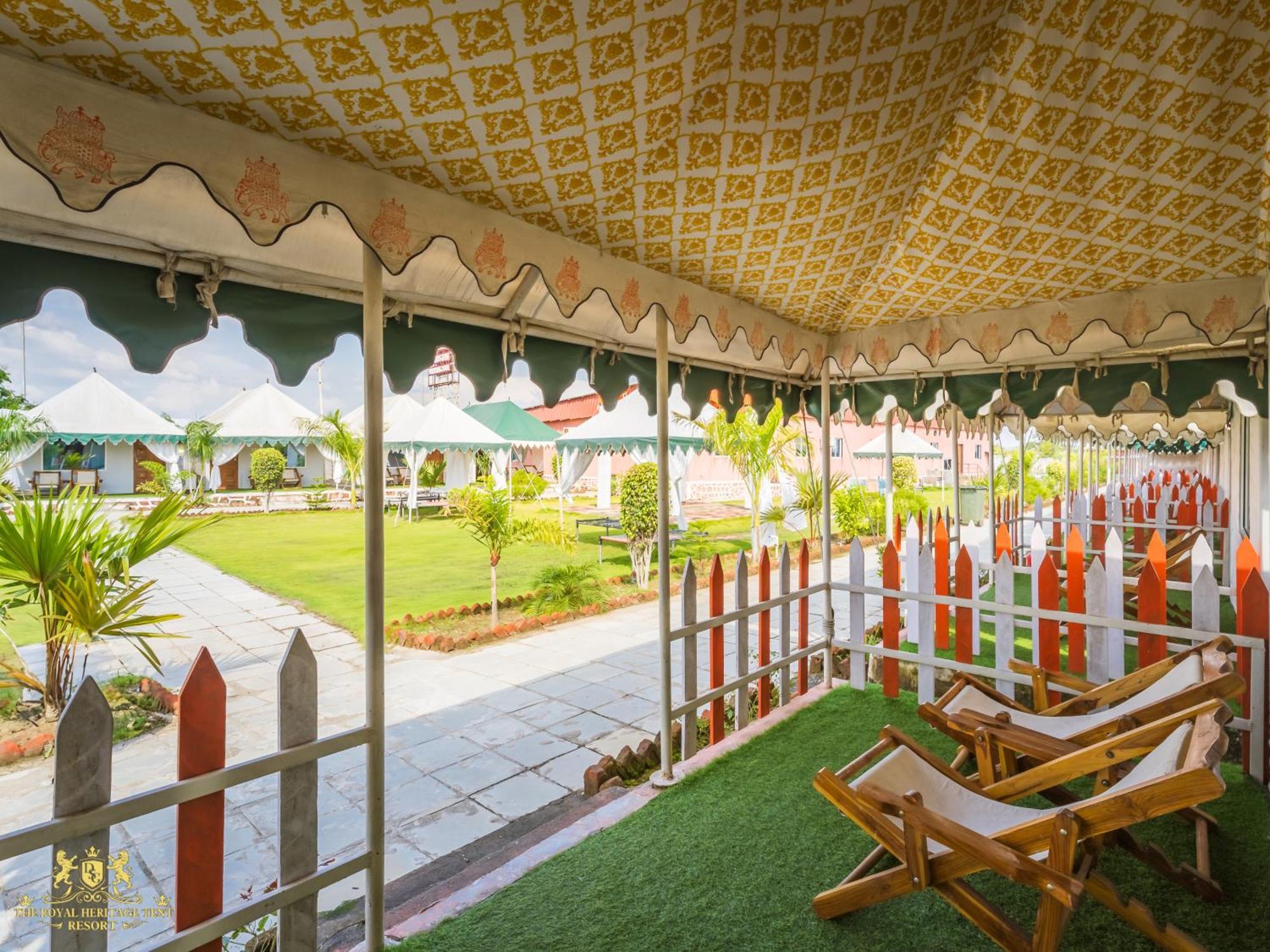 The Royal Heritage Tent Resort- Statue Of Unity Kevadia Eksteriør bilde