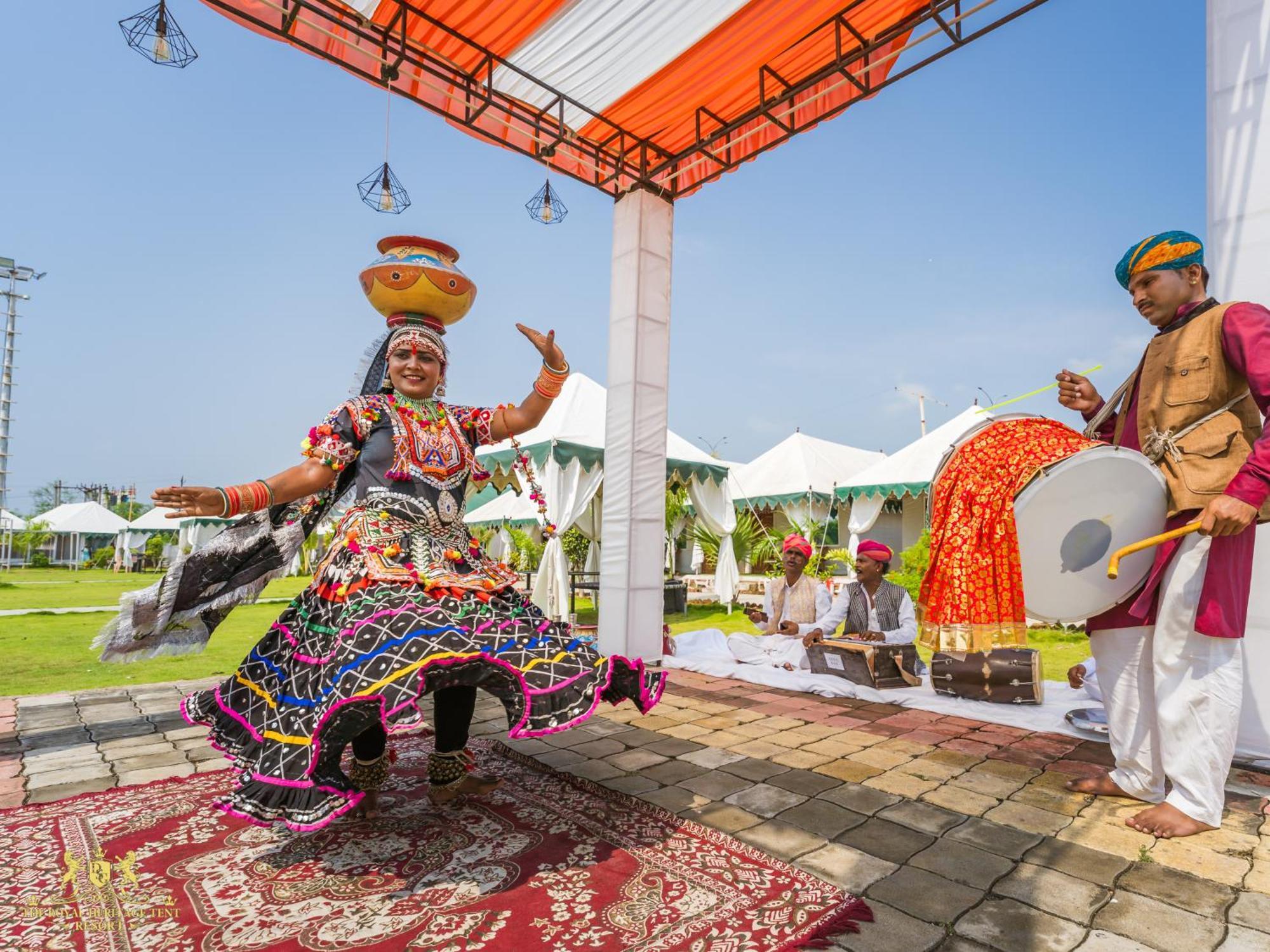The Royal Heritage Tent Resort- Statue Of Unity Kevadia Eksteriør bilde